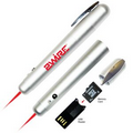 Alpec Comet USB Laser Pointer w/ MicroSD Card - 2GB